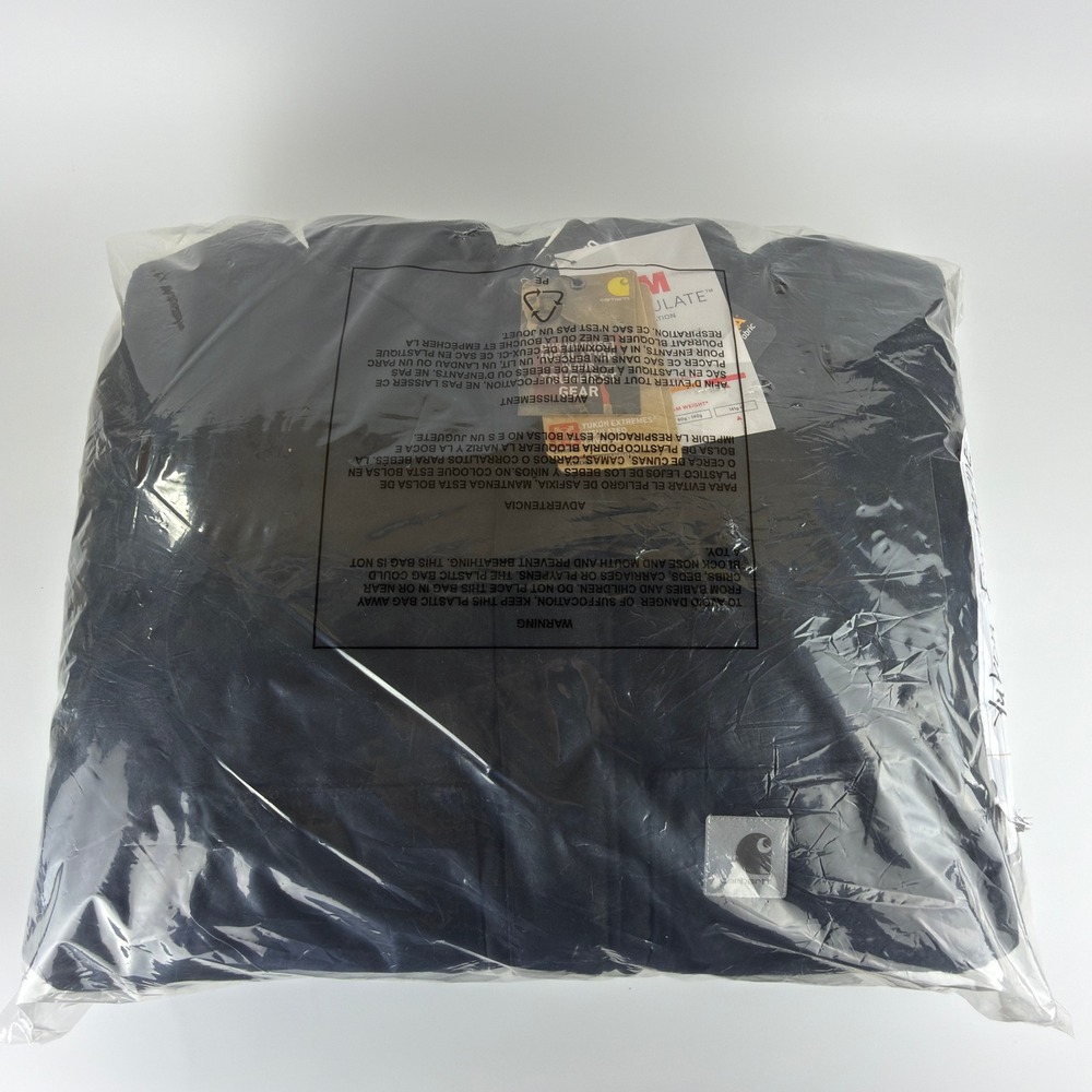 Carhartt Yukon Extremes Insulated Coverall Black 104464 N04 Mens 3XL NWT